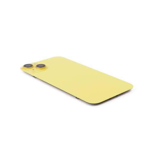 iPhone 14 Plus Back Cover Premium - Geel met Camera & Wireless Charging