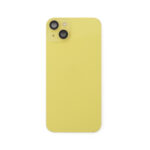 iPhone 14 Plus Back Cover Premium - Geel met Camera & Wireless Charging - Afbeelding 4
