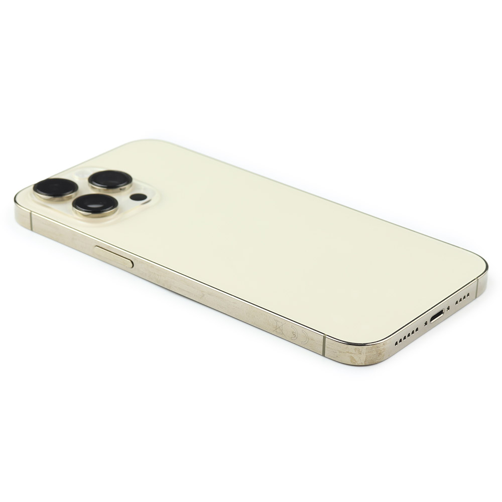 0301830329G_6027187335-3.jpg iPhone 14 Pro Max Achterkant Premium Gold - Met Onderdelen - Afbeelding 1