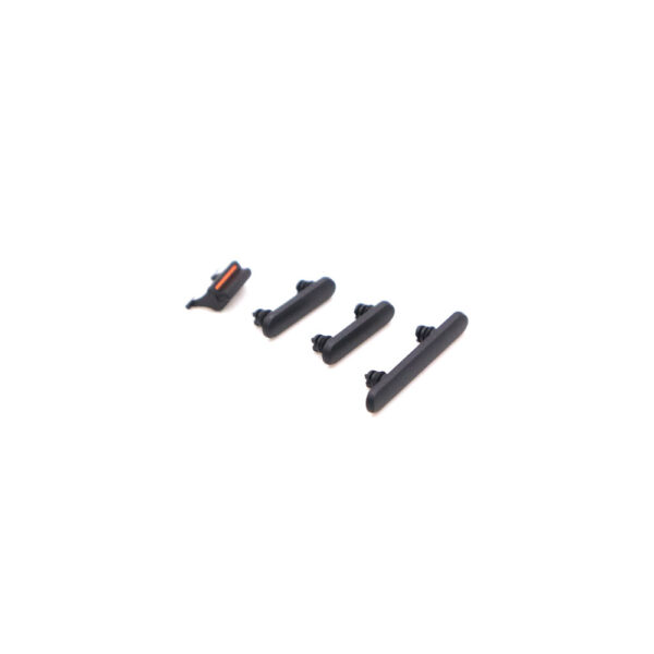 iPhone XR Zijknoppen Premium OEM-Equivalent Zwart