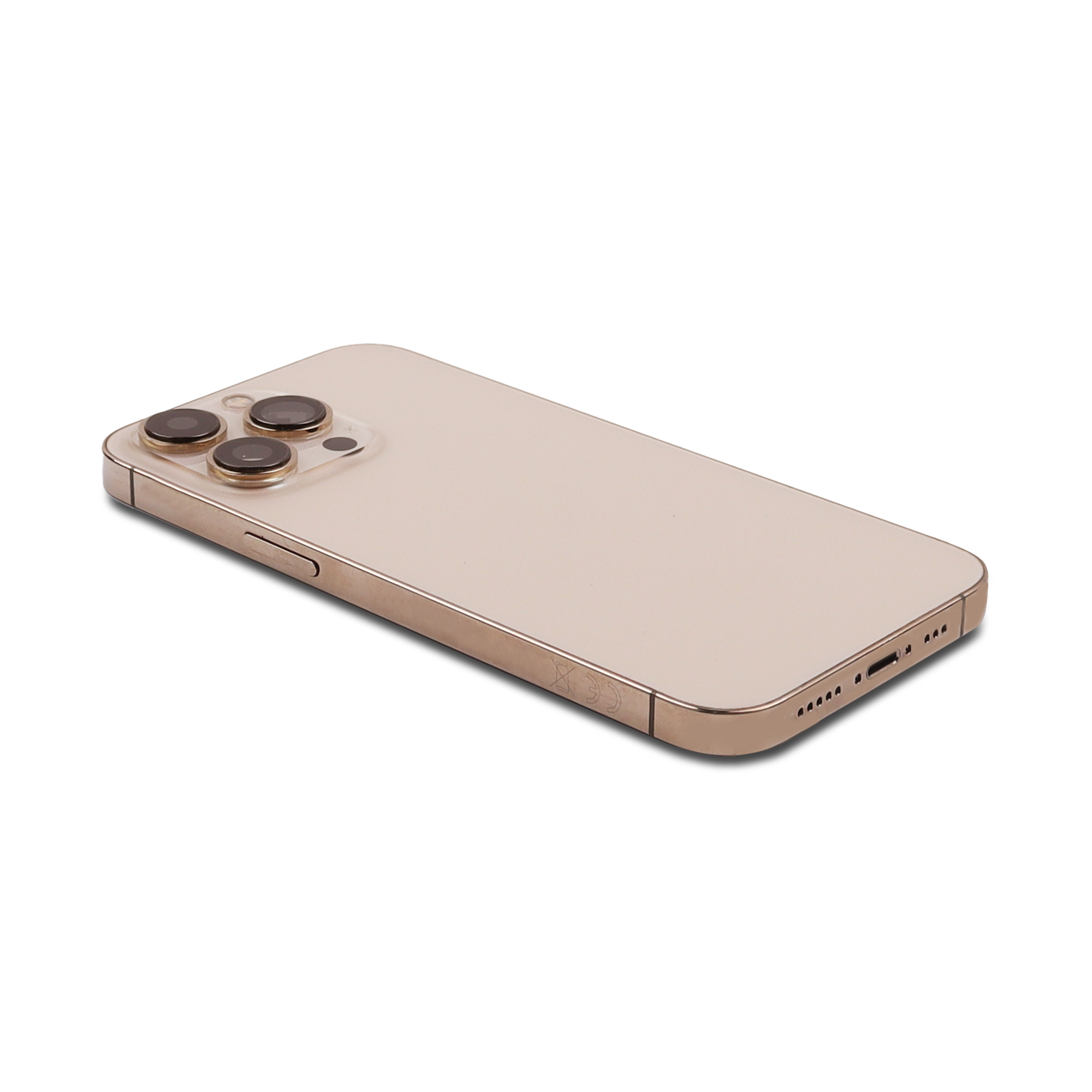 0301890941GHO2-1.jpg iPhone 13 Pro Achterkant Behuizing Premium Kwaliteit - Goud - Afbeelding 1