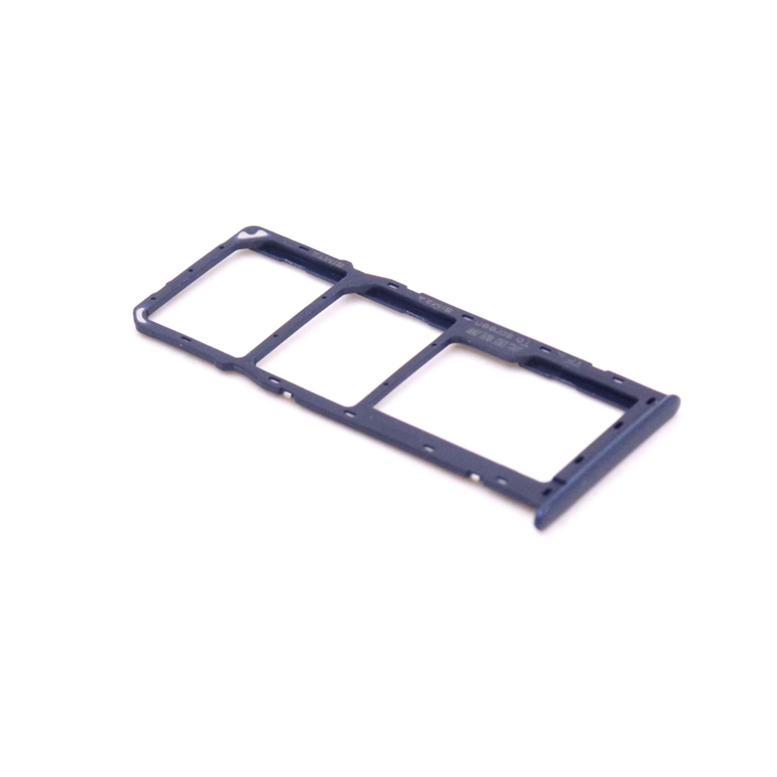 0302210573U_840832973-2.jpg Samsung Galaxy A10s (SM-A107F) Nano SIM-kaarthouder Premium Blauw - Afbeelding 1
