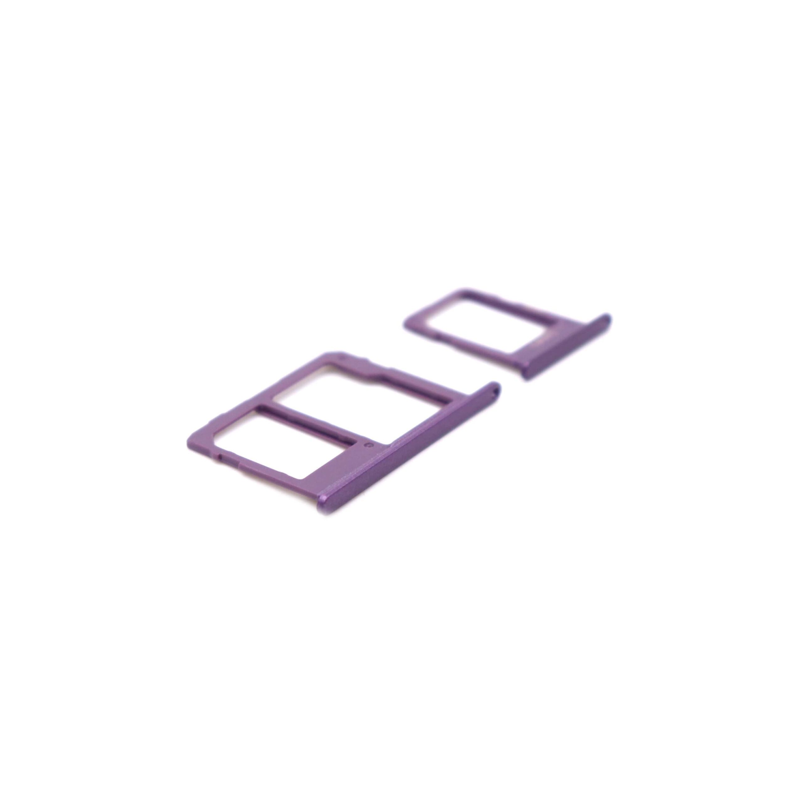 0302600561L_7546782755-2.jpg Samsung Galaxy J6 SIM-kaarthouder Premium OEM-Equivalent Paars - Afbeelding 1