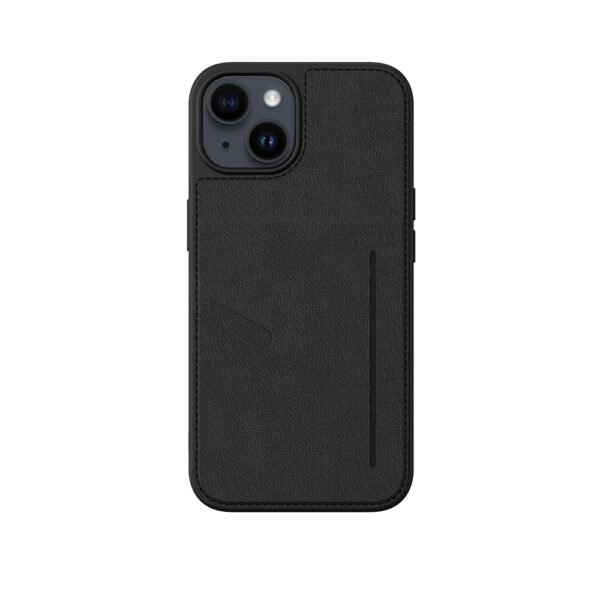iPhone 14 Plus Premium Wallet Case Zwart - NOVANL WalletGuard