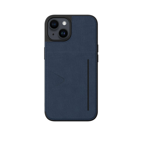 iPhone 14 Plus Premium Booktypehoesje WalletGuard Blauw