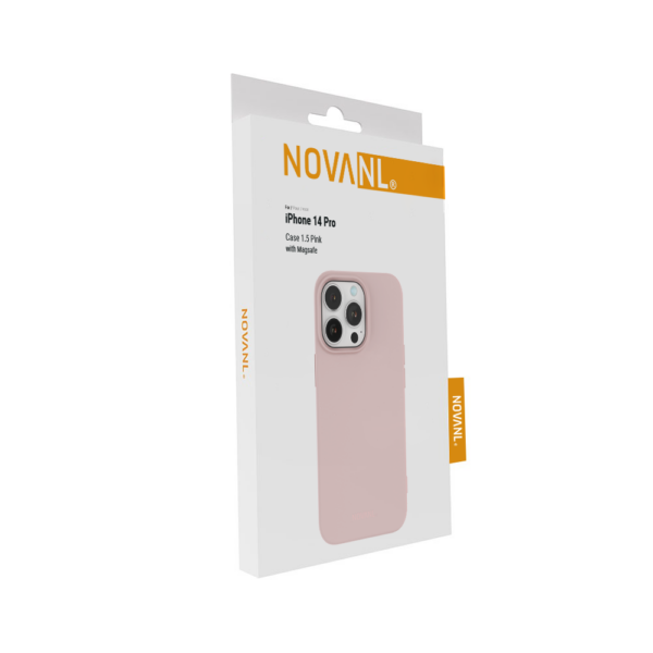 iPhone 14 Pro Premium Softcase met Magnetics - Roze