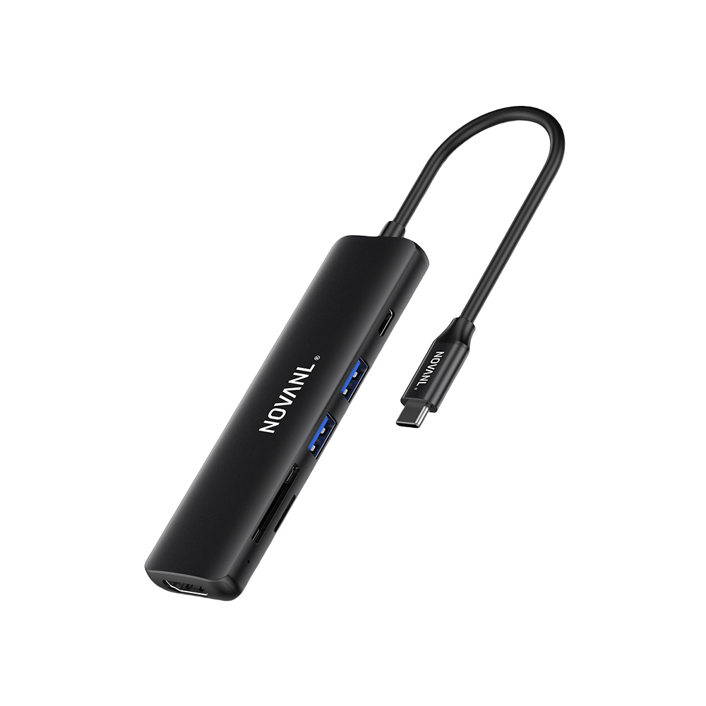 2eJBQkJlisSamJl8DrZRBYDsuubcvy-metaMS5qcGc-1-3.jpg Premium USB-C HDMI Hub 7-in-1 Multifunction Docking Station - Afbeelding 1