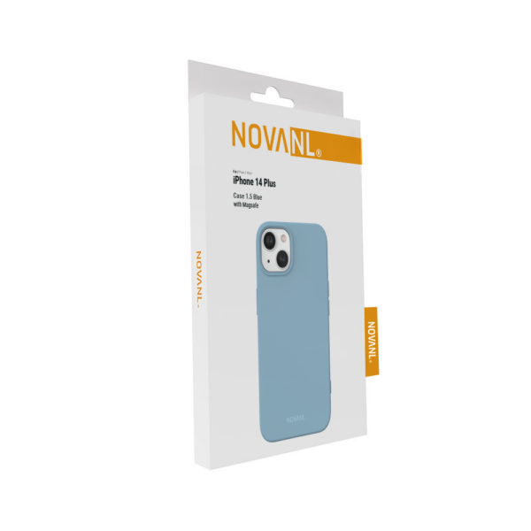 iPhone 14 Plus Premium SoftTouch Case met Magnetics - Blauw