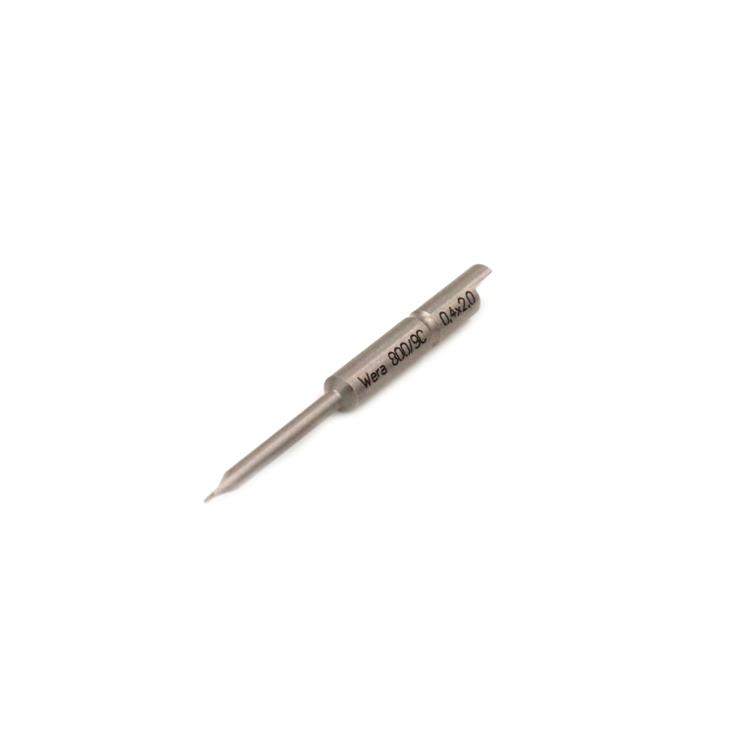 4137006473X_1-2.jpg Wera Halfmoon Bits Slotted 2.0x44 - Premium Kwaliteit - Afbeelding 1