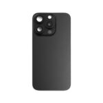 iPhone 15 Pro Back Cover Premium - Zwart Titanium met Camera & Draadloos Laden - Afbeelding 4