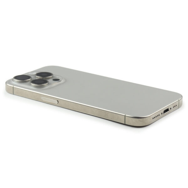 iPhone 15 Pro Achterkant Housing Premium - Natural Titanium