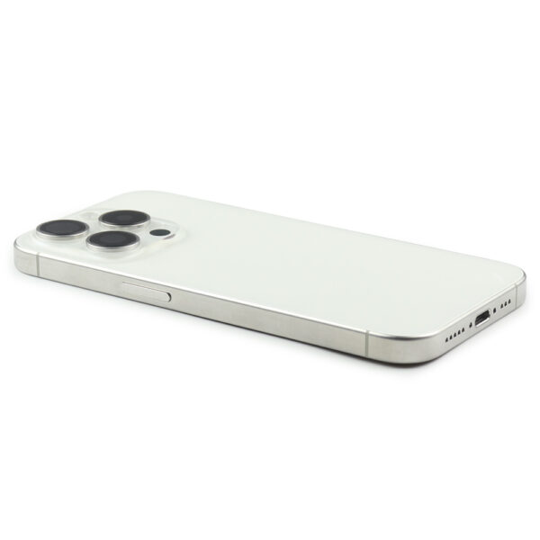iPhone 15 Pro Achterkant Premium Titanium Wit - Origineel