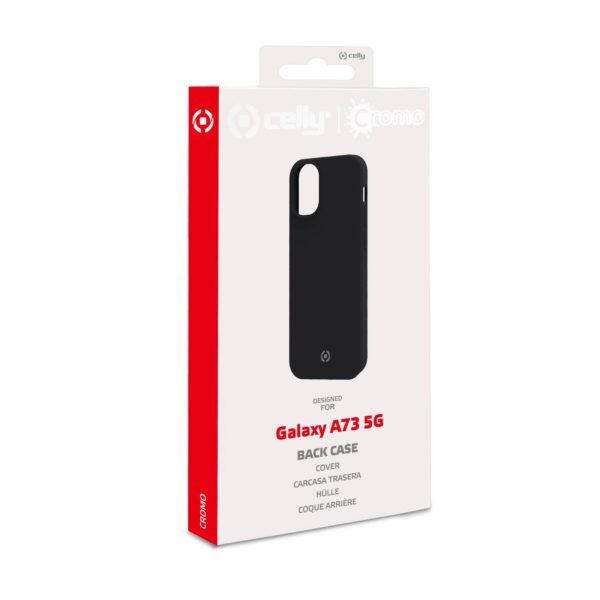 Celly Cromo Premium Softcase Oppo A73 5G - Zwart