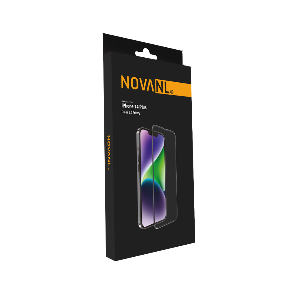 666564900X_937182975-1.png iPhone 14 Plus Privacy Screenprotector Premium Edge-to-Edge - Afbeelding 1