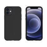 iPhone 12/12 Pro Premium TPU Softcase Midnight Black - Afbeelding 4