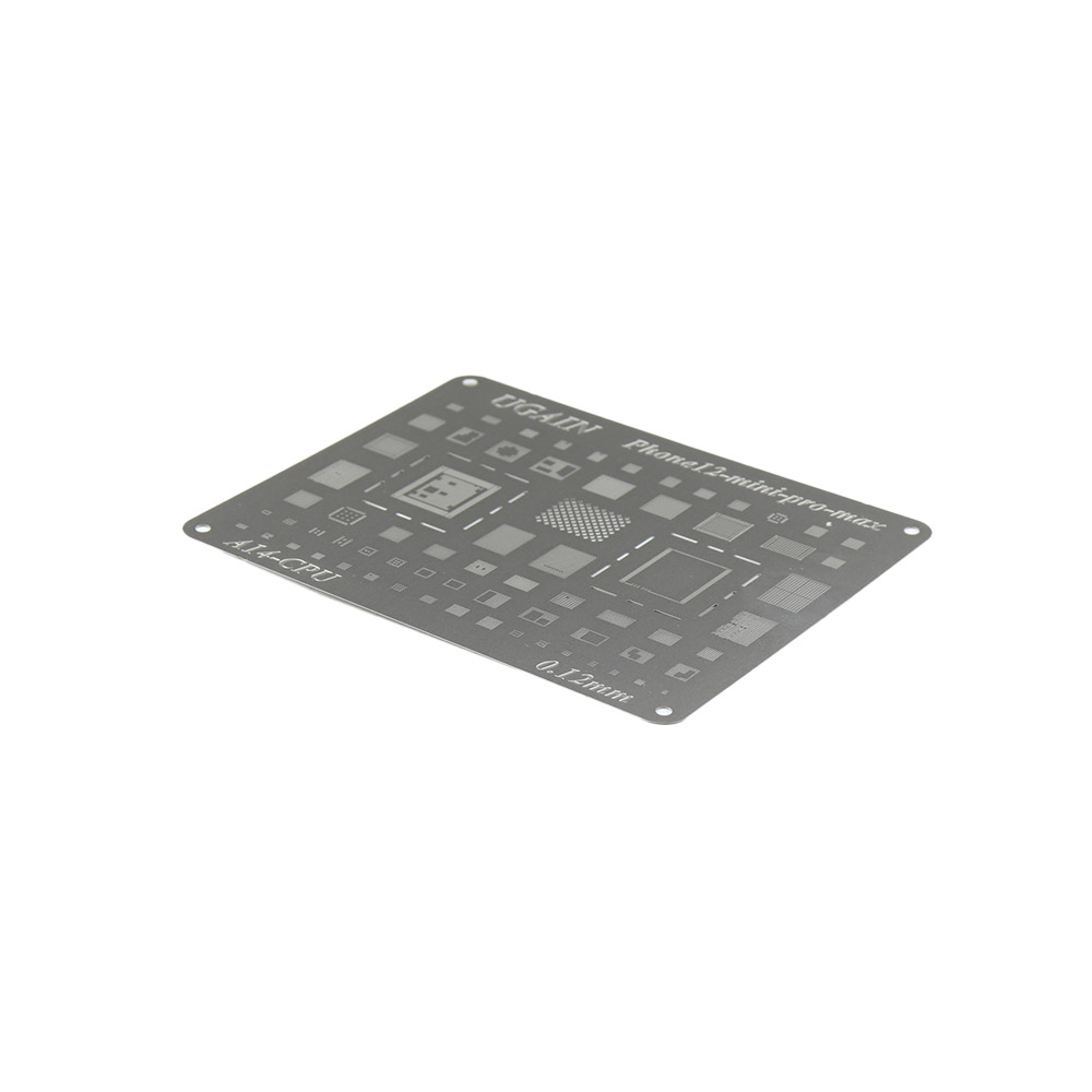 6946491178X_8650072680.jpg iPhone 12 Reballing Stencil - Premium Soldering Template Qianli - Afbeelding 1