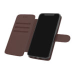 BookMate Premium Lederen Case iPhone 15 Pro Max Bruin - Afbeelding 3
