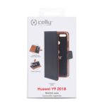 Premium Celly Wally Bookcase voor Huawei Y9 2018 - Zwart - Afbeelding 2