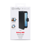 Samsung Galaxy A60 Premium Bookcase - Beschermhoes Zwart SM-A606 - Afbeelding 2