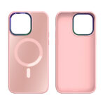 iPhone 15 Pro Max Premium Hardcase Roze met Magnetics - Afbeelding 3