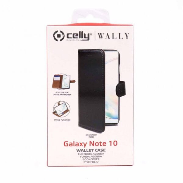 Samsung Galaxy Note 10+ Premium Bookcase – Zwart Kunstleer