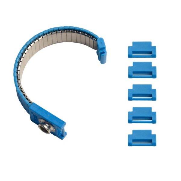 Premium RVS ESD Polsband met 10mm Stud - Antistatisch