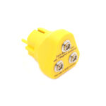 Premium EU Aardingsplug met 3 x 10mm Studs voor ESD-Matten - Afbeelding 2