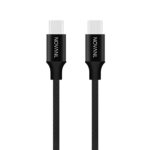Premium USB-C naar USB-C Kabel 100W - 1 Meter Zwart - Afbeelding 4