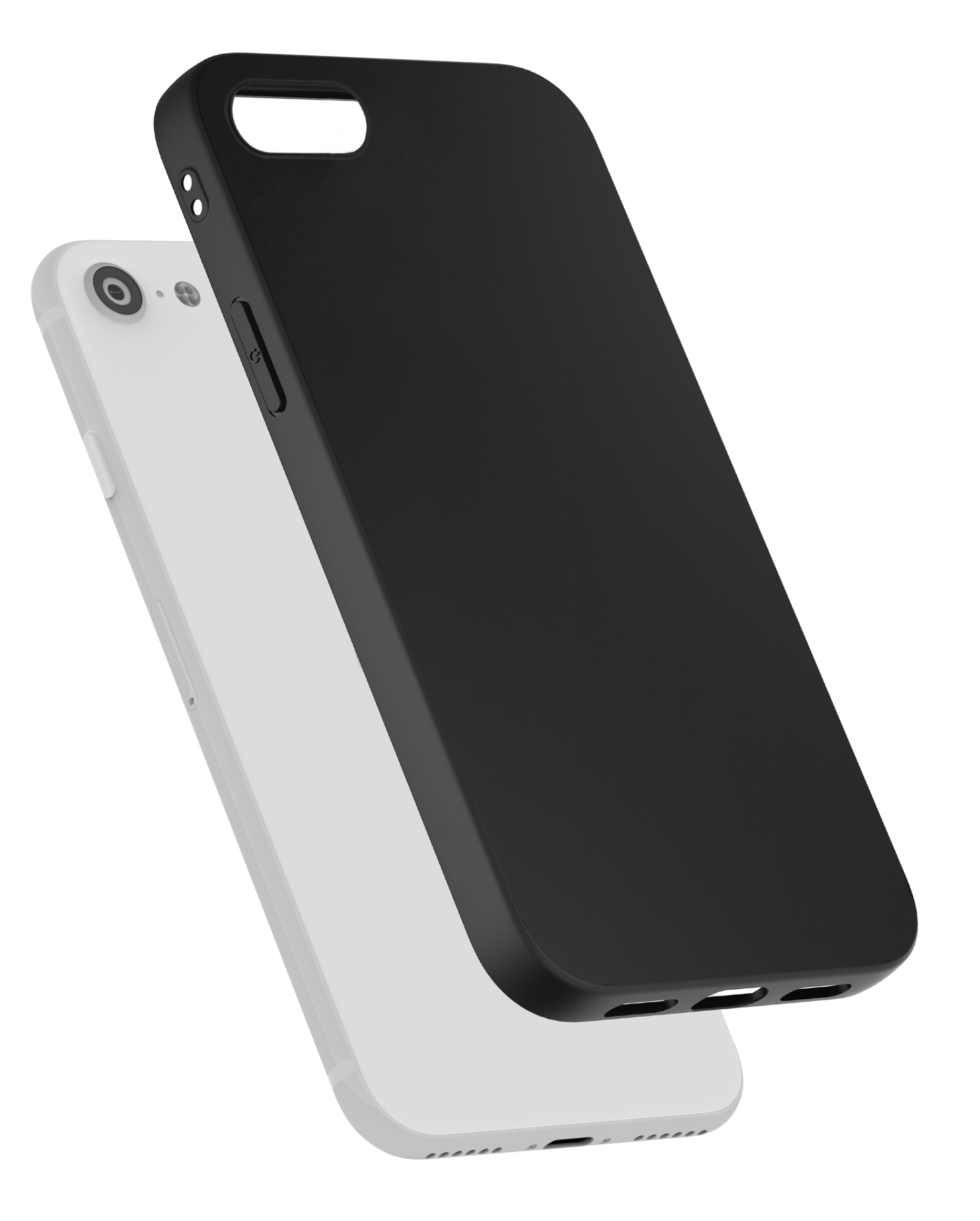 979397341X_8946498541-2.png Premium TPU Softcase iPhone 8/7/SE - Midnight Black Bescherming - Afbeelding 1