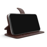 iPhone 14 Pro Max BookMate Premium Leren Case Bruin - Afbeelding 4