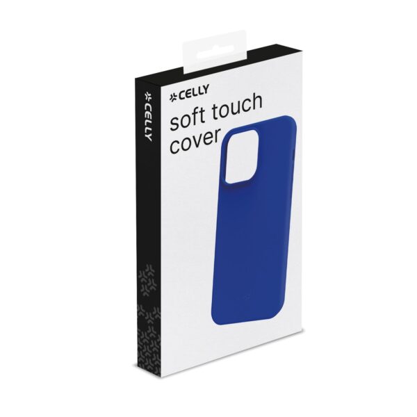 Celly Cromo Premium Softcase iPhone 15 Pro Max Blauw