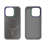 iPhone 15 Pro Premium Hardcase met Magnetics - Grijs - Afbeelding 3