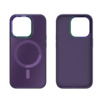 iPhone 15 Pro Premium Hardcase met Magnetics - Paars - Afbeelding 3