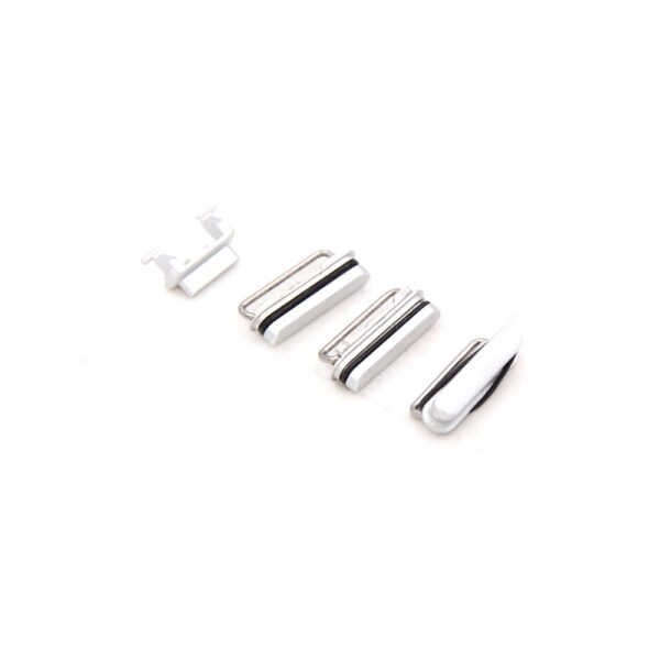 iPhone 6s Plus Knoppenset Silver - Premium OEM-Equivalent Kwaliteit