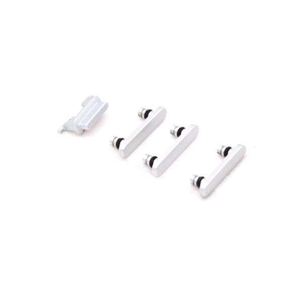 iPhone 7 Knoppen Set Silver - Premium OEM-Equivalent Kwaliteit