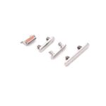 iPhone X Knoppenset Silver – Premium OEM-Equivalent Kwaliteit