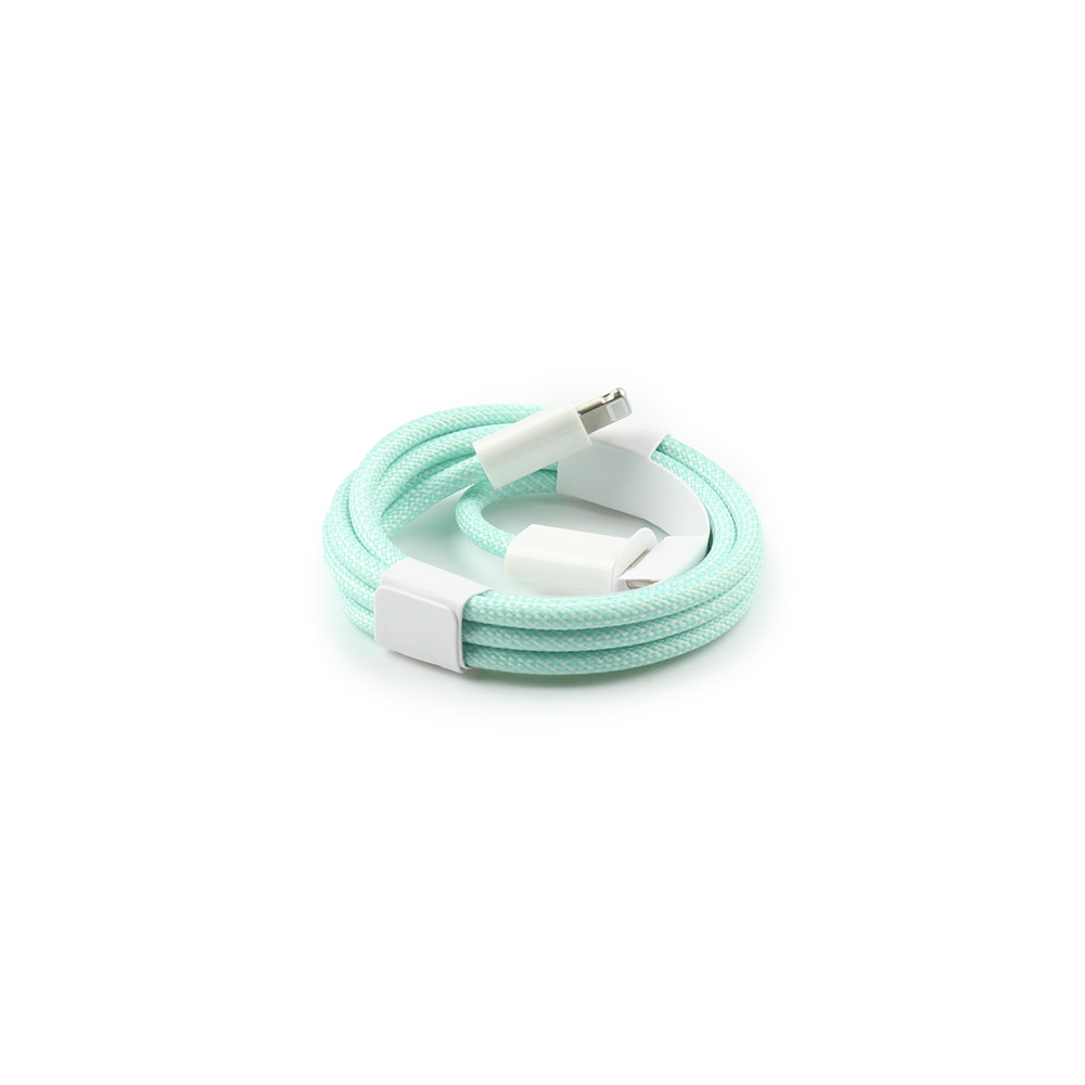 AT68QL649N_1358812539.jpg Premium Gevlochten USB-C naar Lightning Kabel - Groen - Afbeelding 1