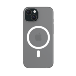 iPhone 15 Plus Premium Hardcase Crystal Frost met Magnetics