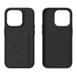 Booktypes Case iPhone 15 Pro Premium - Zwart Leer - Afbeelding 3