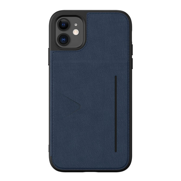 iPhone XR Booktypcase Premium Blauw - NOVANL WalletGuard
