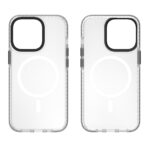 iPhone 13 Pro Premium Hardcase Prismatic met Magnetische Sluiting Wit - Afbeelding 3