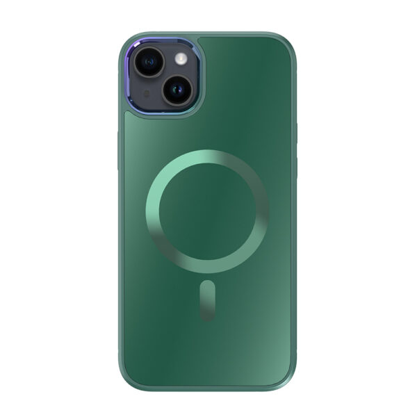 Premium iPhone 14 Plus Hardcase met Magnetics - Groen