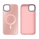 iPhone 14 Plus Premium Hardcase met Magnetische Bevestiging Roze - Afbeelding 3