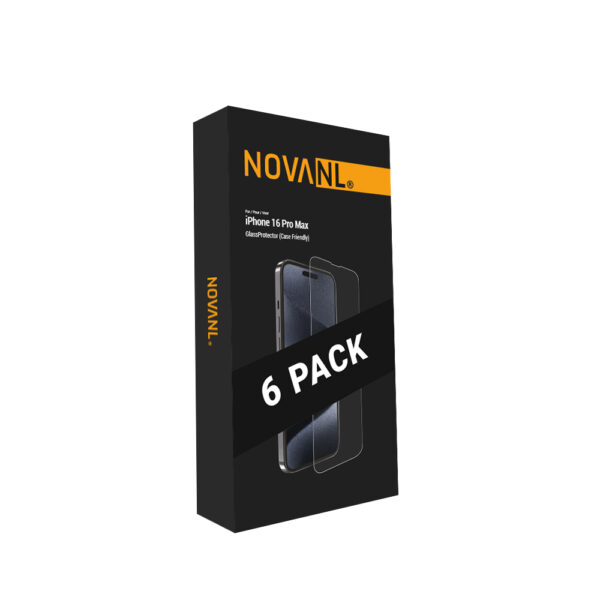 iPhone 16 Pro Max Screenprotector Premium Case Friendly (6 Pack)