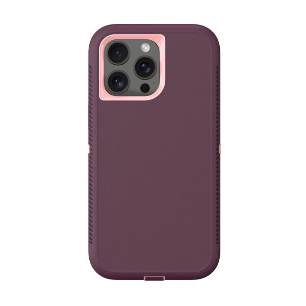 iPhone 15 Pro Premium Hardcase RuggedGuard - Paars