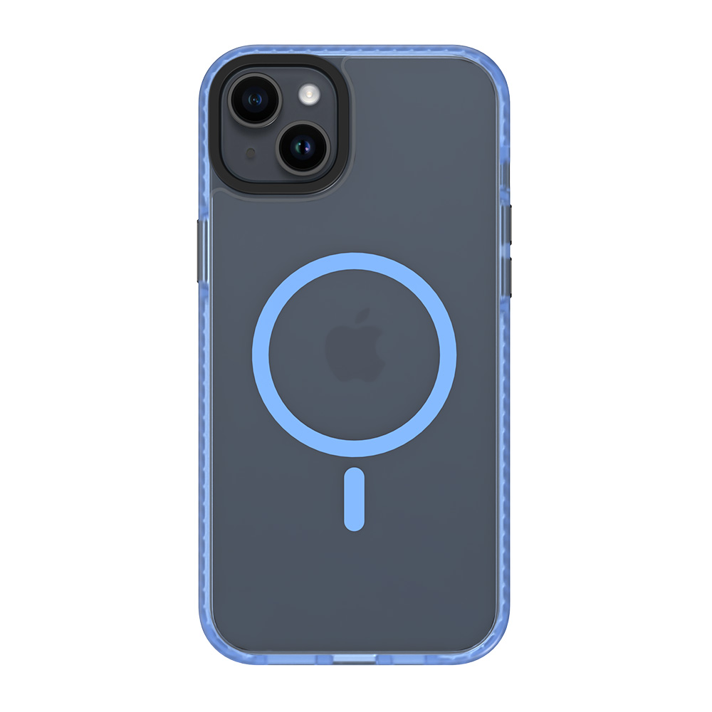FA05HAS95U_672270645.jpg Premium iPhone 14 Plus Hardcase met MagSafe - Blauw - Afbeelding 1