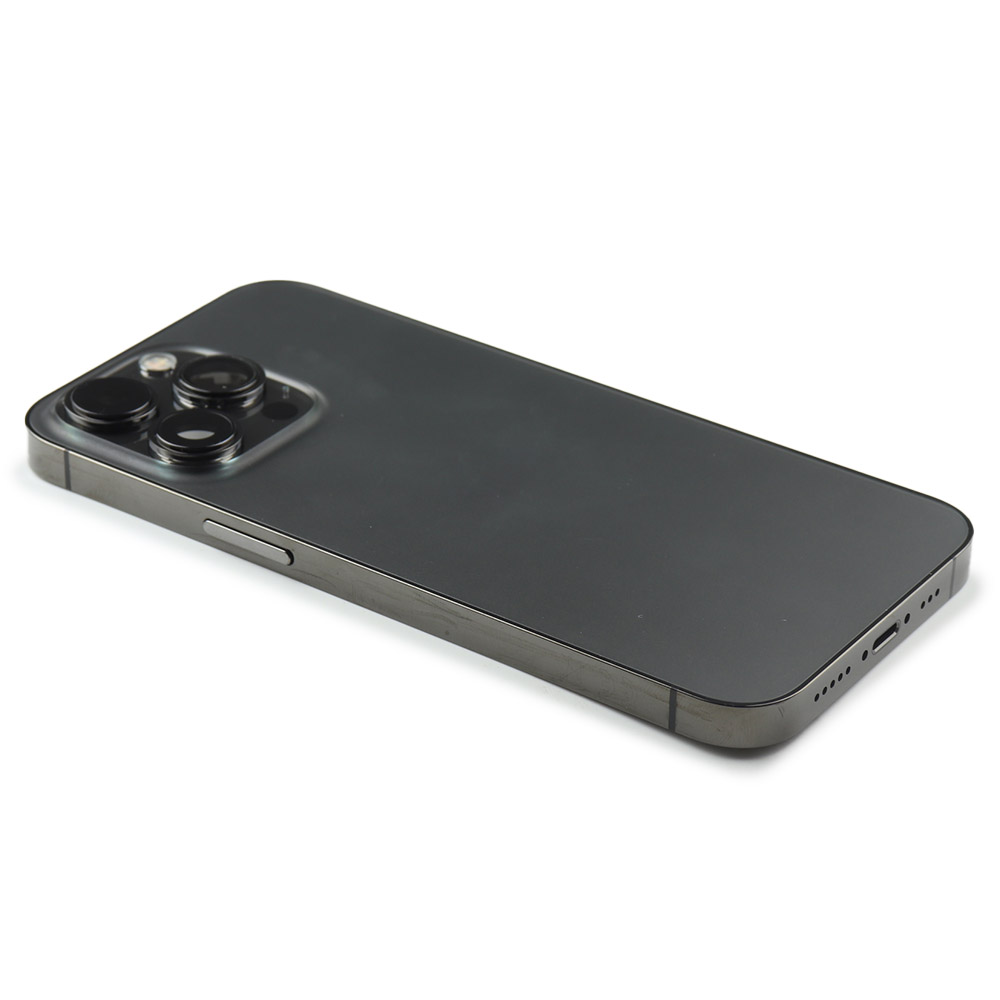 FK014QV88B_8826086988.jpg iPhone 13 Pro Achterkant Premium - Zwart (A2638, A2483, A2636, A2639, A2640) - Afbeelding 1
