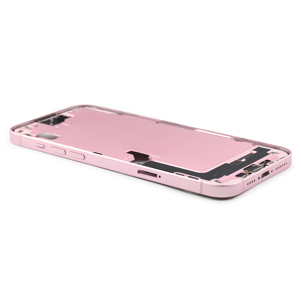 FY70TID42P_3595632805.jpg iPhone 15 Plus Middenframe met Power & Volume Knoppen - Roze Titanium - Afbeelding 1