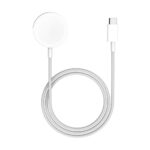 Apple Watch Premium Wireless Oplaadstation USB-C Wit - Afbeelding 2