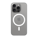 iPhone 15 Pro Premium Hardcase Crystal Frost met Magnetics